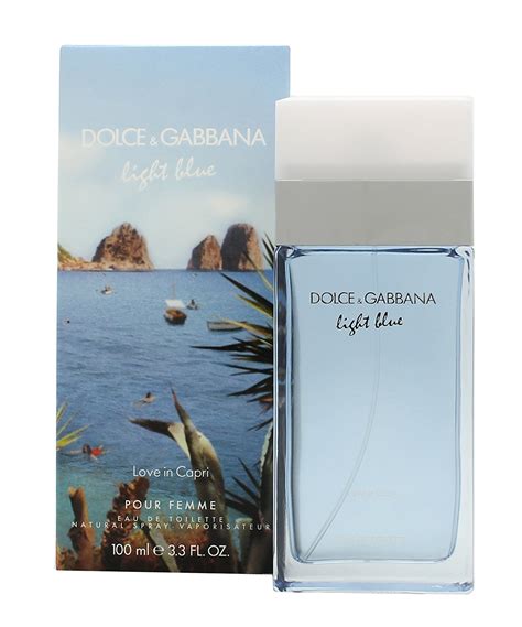 light blue dolce gabbana love in capri lilla pois|DOLCE&GABBANA Light Blue Love in Capri Eau de Toilette, 3.4 .